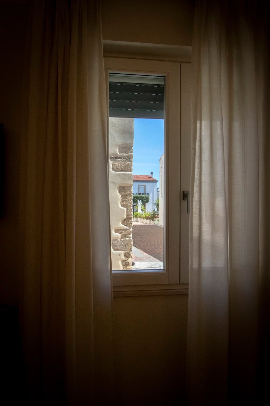 Vista del Ristorante Cian da una camera di Borgo Cian