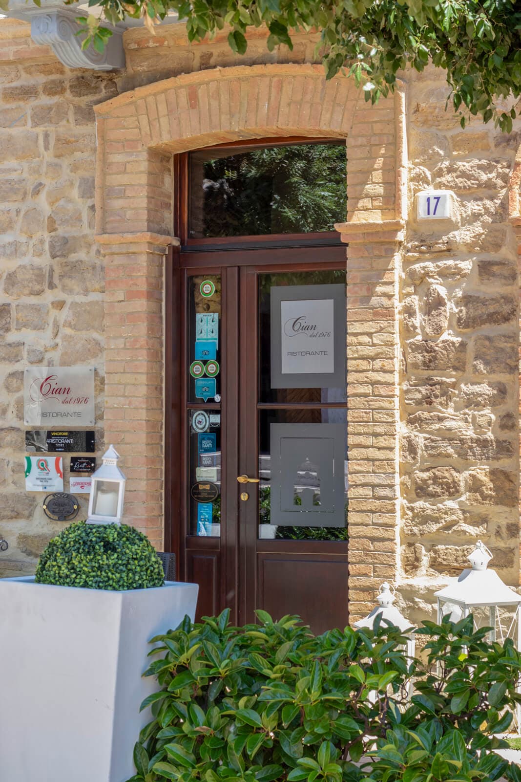 Ingresso del Ristorante Cian